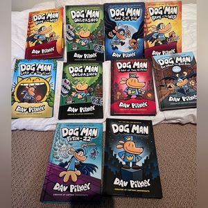 Dog Man Book Series. Hard cover. In like new condition! Popular kids favorites!